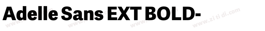 Adelle Sans EXT BOLD字体转换 Adelle Sans EXT BOLD字体转换